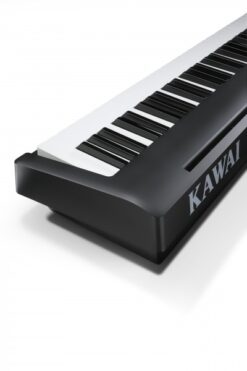 Kawai ES-100 E-Piano Schwarz Rueckansicht Logo