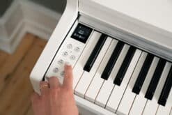 Kawai CN-201 Homepiano Weiss Tastatur Links