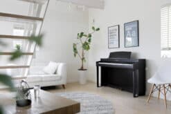 Kawai CN-301 Homepiano Schwarz im Raum