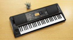 Das Korg EK-50 im Raum
