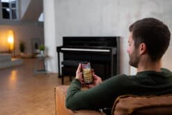 Kawai CA901 Schwarz im Raum