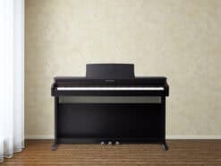 Kawai KDP120 Homepiano Schwarz im Raum Front