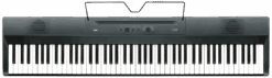Korg Liano E-Piano Schwarz Top mit Notenpult