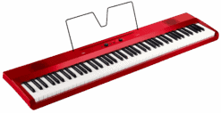 Korg Liano E-Piano Rot Overview mit Notenpult