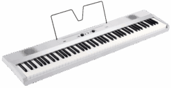 Korg Liano E-Piano Weiss Overview mit Notenpult