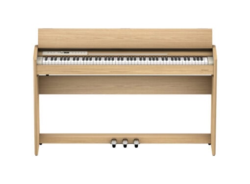 Roland F701 (holz) - Angeschrägt Oben (geöffnet)