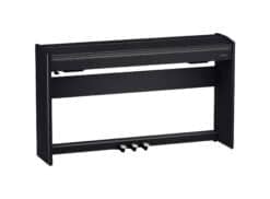 Roland F701 (schwarz) - Angeschrägt Rechts (geschlossen)