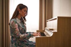 Roland LX-5 beim Spielen