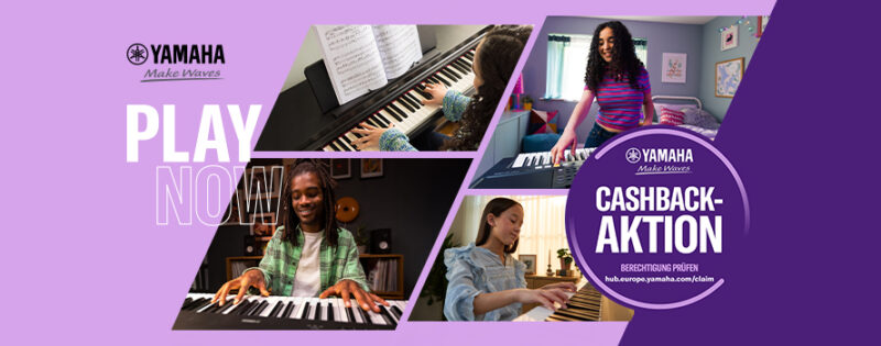 Yamaha Play Now Cashback Aktion
