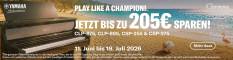 Yamaha Sommeraktion: Play Like a Champion!